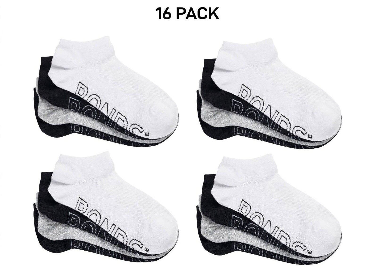 Bonds Womens Lightweight Low Cut Smooth Comfy Stay-Put Fit Socks 16 Pack LXPV4N