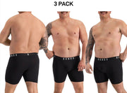 Bonds Mens Originals Mid Trunk Soft Breathable Cotton for Comfort 3 Pack MXUKA