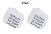 Bonds Kids Logo Light No Show Soft Cotton Breathable Socks 8 Pack RXUU4N