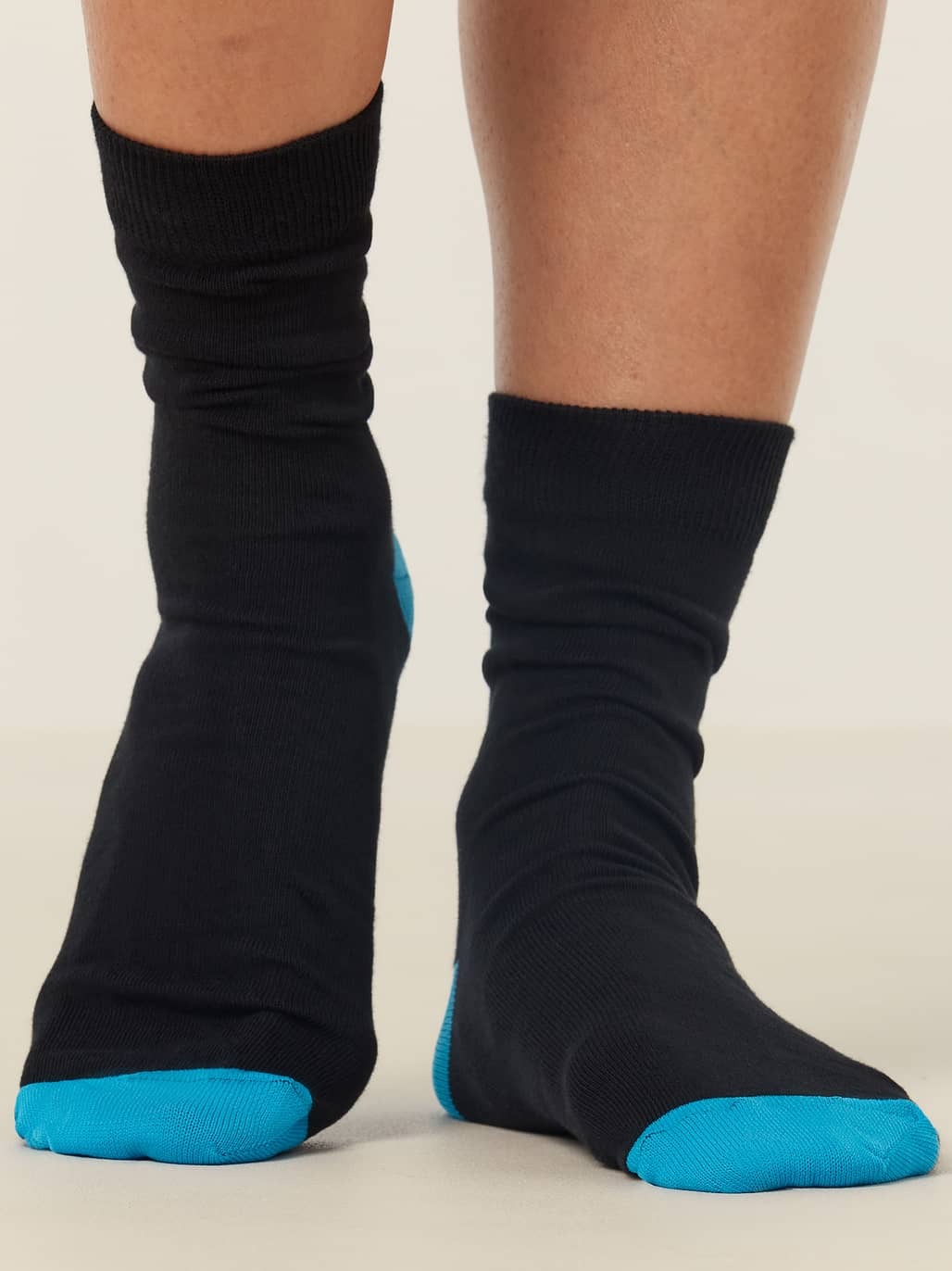 SALE NNT Contrast Cotton Blend Crew Socks Unisex CATKW9