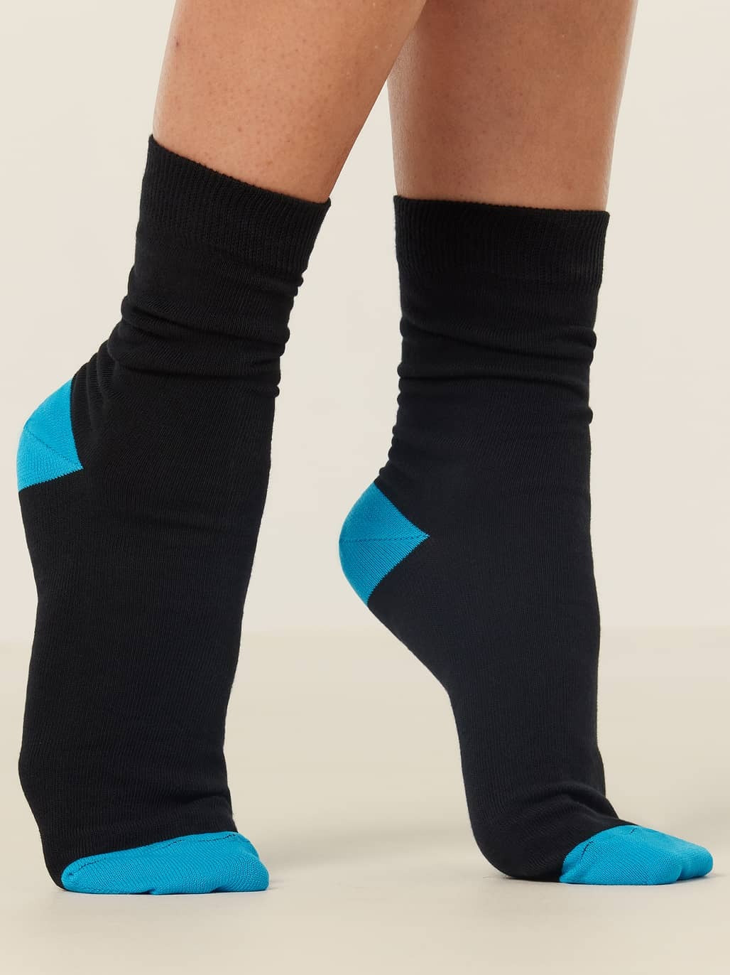 SALE NNT Contrast Cotton Blend Crew Socks Unisex CATKW9