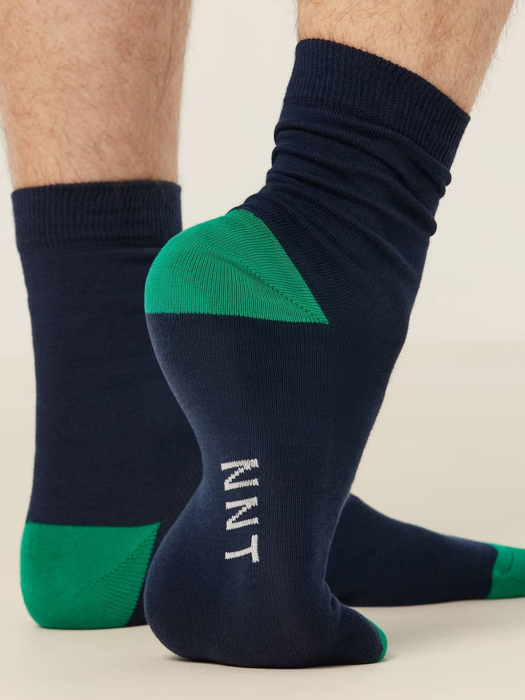4PACK NNT Contrast Cotton Blend Crew Socks Unisex CATKW9