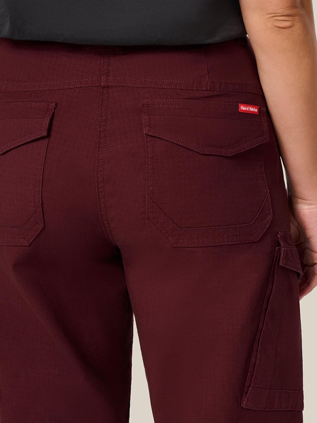 Hard Yakka Womens Edge Ripstop Stretch Work Pant Cargo Pants Y08150