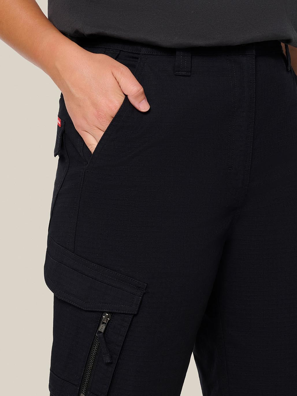 Hard Yakka Womens Edge Ripstop Work Shorts Stretch Cargo Shorts Y08202