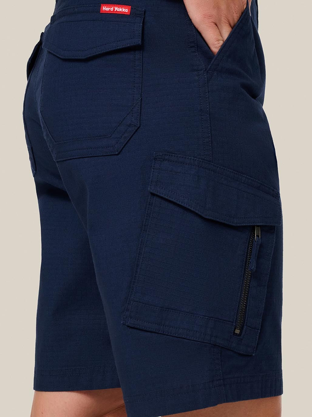 Hard Yakka Womens Edge Ripstop Work Shorts Stretch Cargo Shorts Y08202