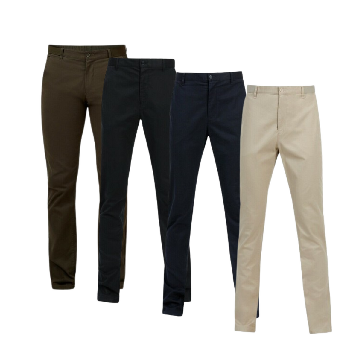Mens NNT Uniforms Workwear Chino Pants Business Work Smart Casual Stretch CATCH6-Collins Clothing Co