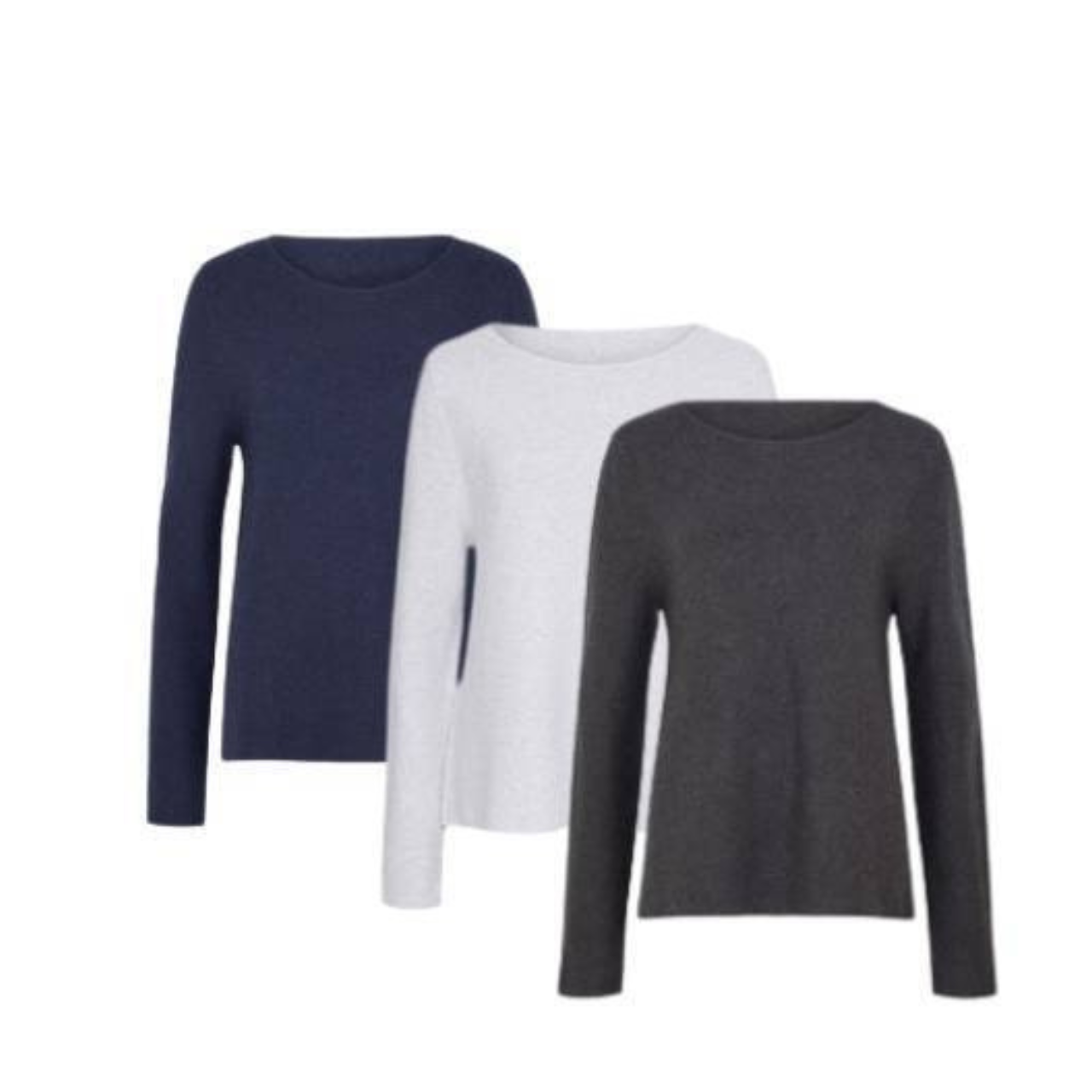 NNT Womens 100% Cotton Womens Textured Box Knit Jumper Long Sleeve CAT5CB-Collins Clothing Co