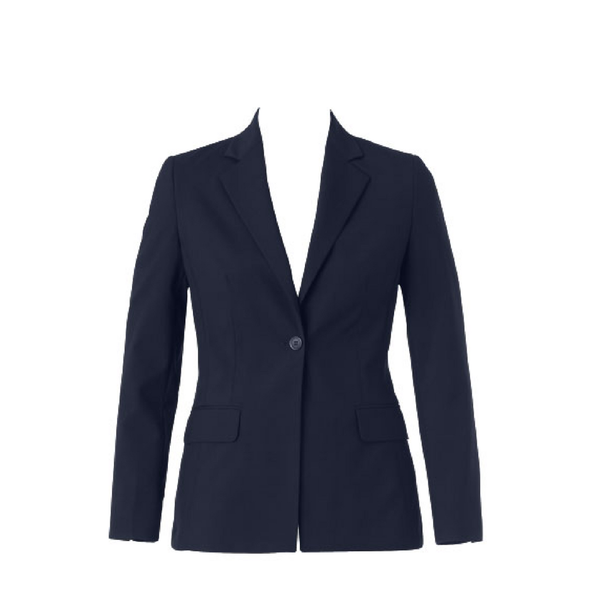 NNT Women Formal Stretch Twill 1 Button Mid Length Jacket Business Blazer CAT16J-Collins Clothing Co