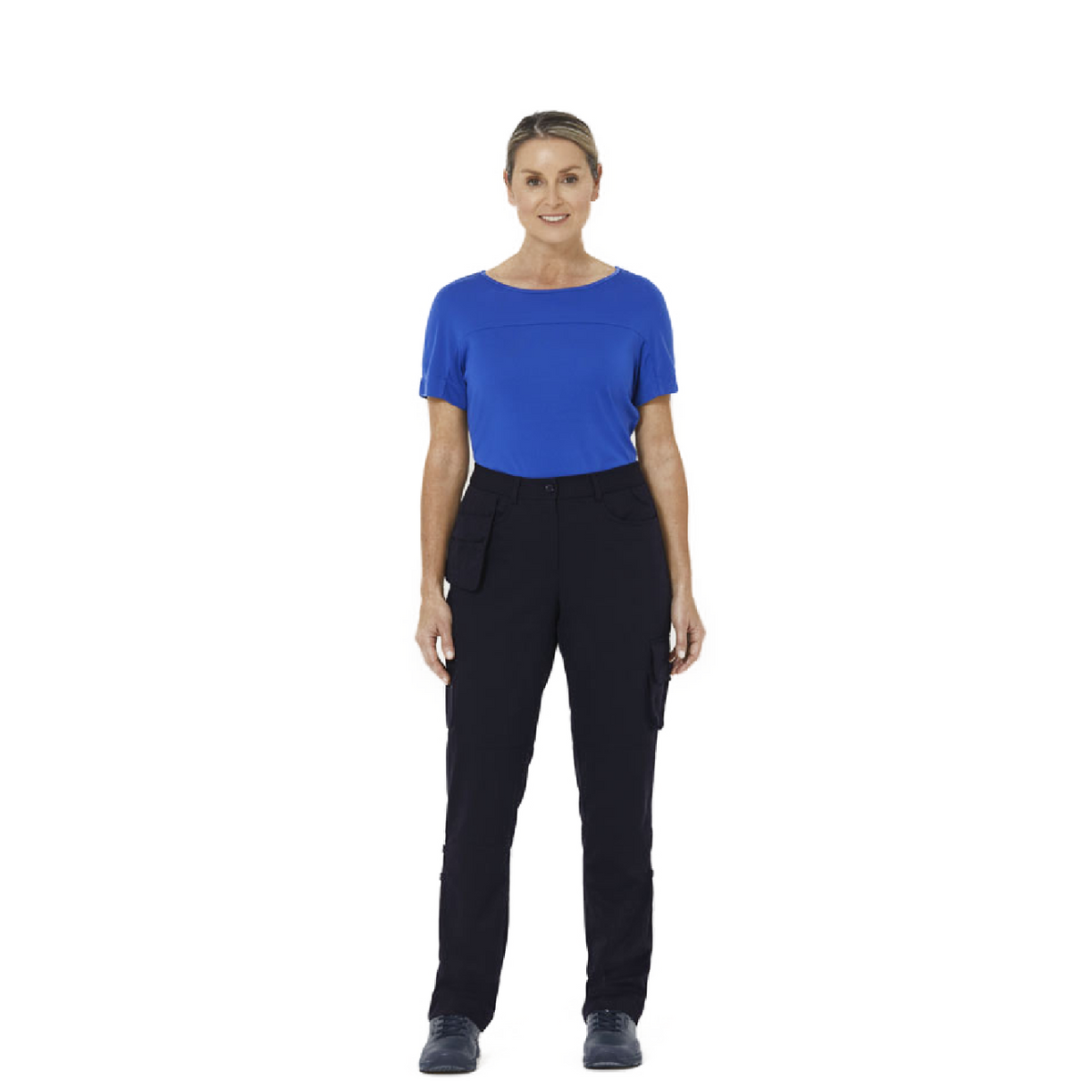 NNT Women P/V Gaberdine Flexi-Waist Pant Formal Cargo Work Business Pants CAT3TY-Collins Clothing Co