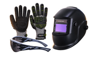 Portwest PPE Safety Gear Bundle – Impact Gloves, Safety Glasses & Welding Helmet PWSET001