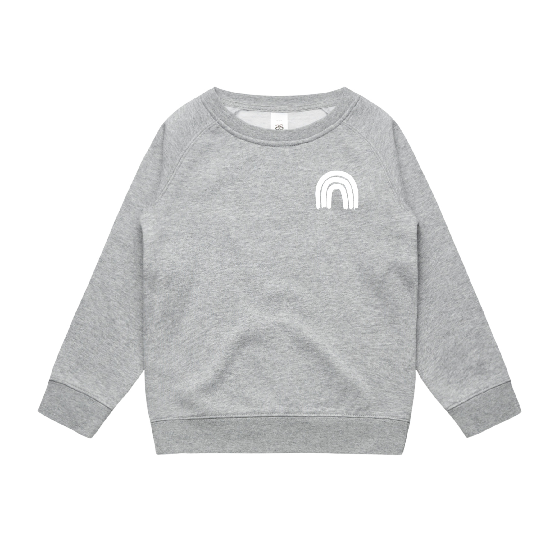 Tumby Bay Rural Care Crew Neck Grey Jumper Logo Print Front and Back 3030