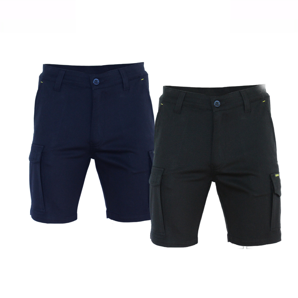 DNC Workwear Men SlimFlex Cargo Shorts Comfortable Tough Pant Work 3364-Collins Clothing Co