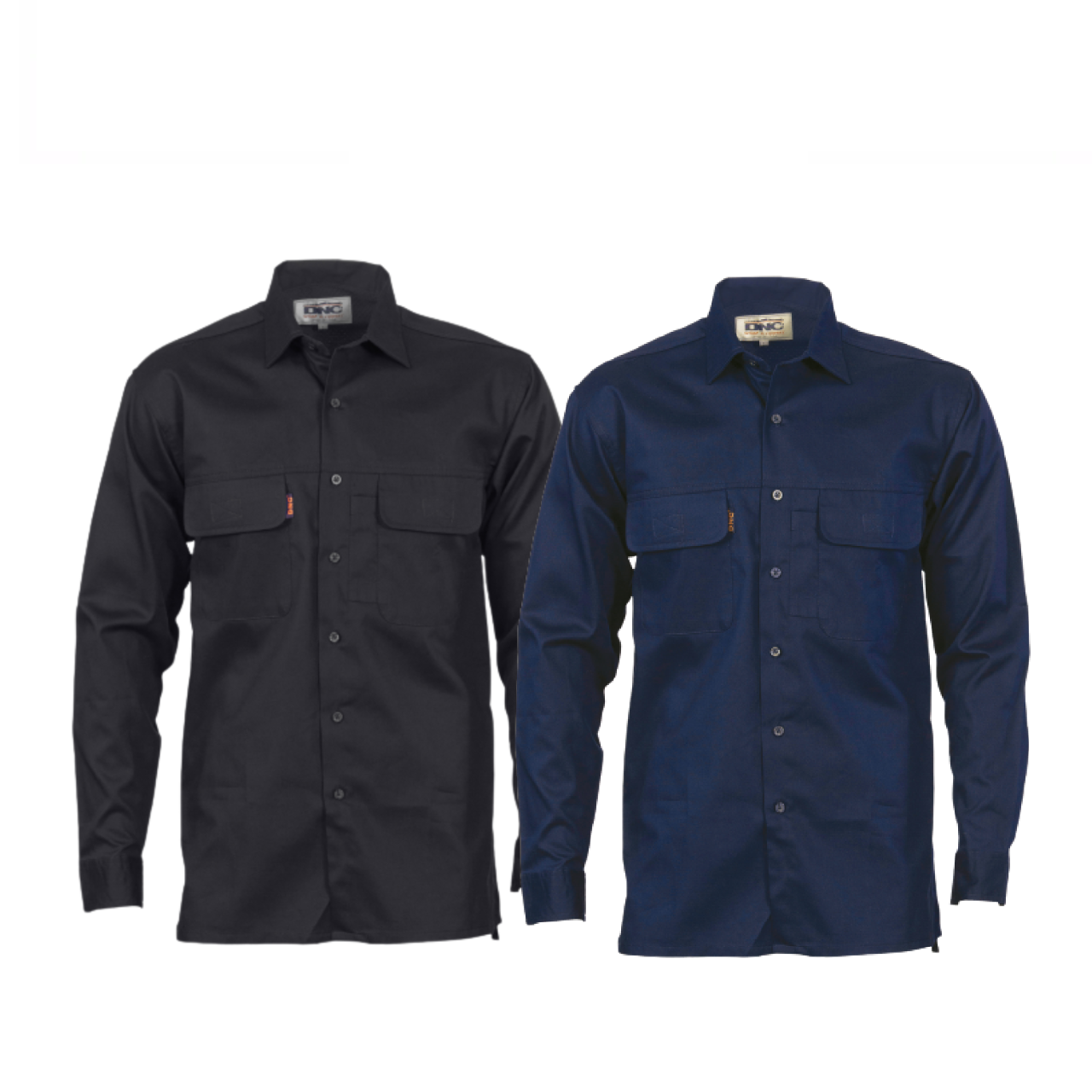 DNC Workwear Mens Three Way Cool Breeze Work Shirt - Long Sleeve Casual 3224-Collins Clothing Co