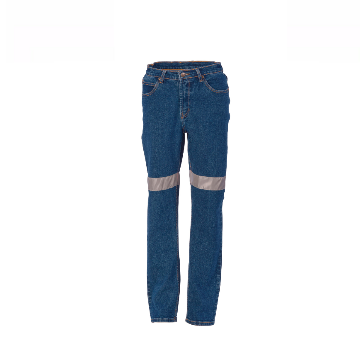 DNC Workwear  Hi-Vis Ladies Taped Denim Stretch Jeans CSR R/Taped Work 3339-Collins Clothing Co