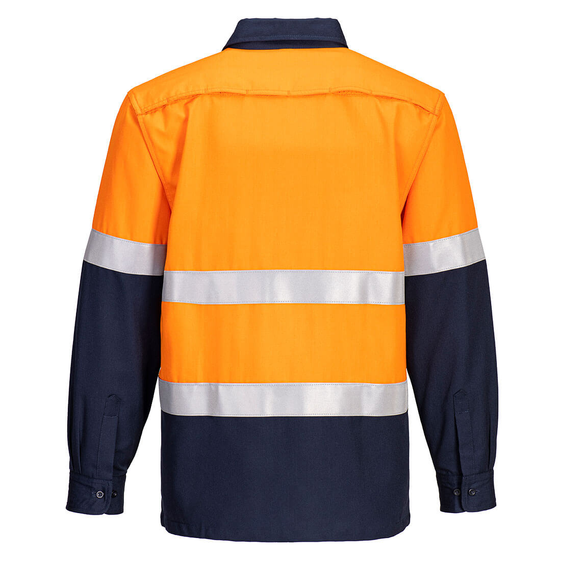 Portwest Portflame FR Class D/N Hi-Vis Long Sleeve Work Shirt & Cargo Pants Set PWSET013