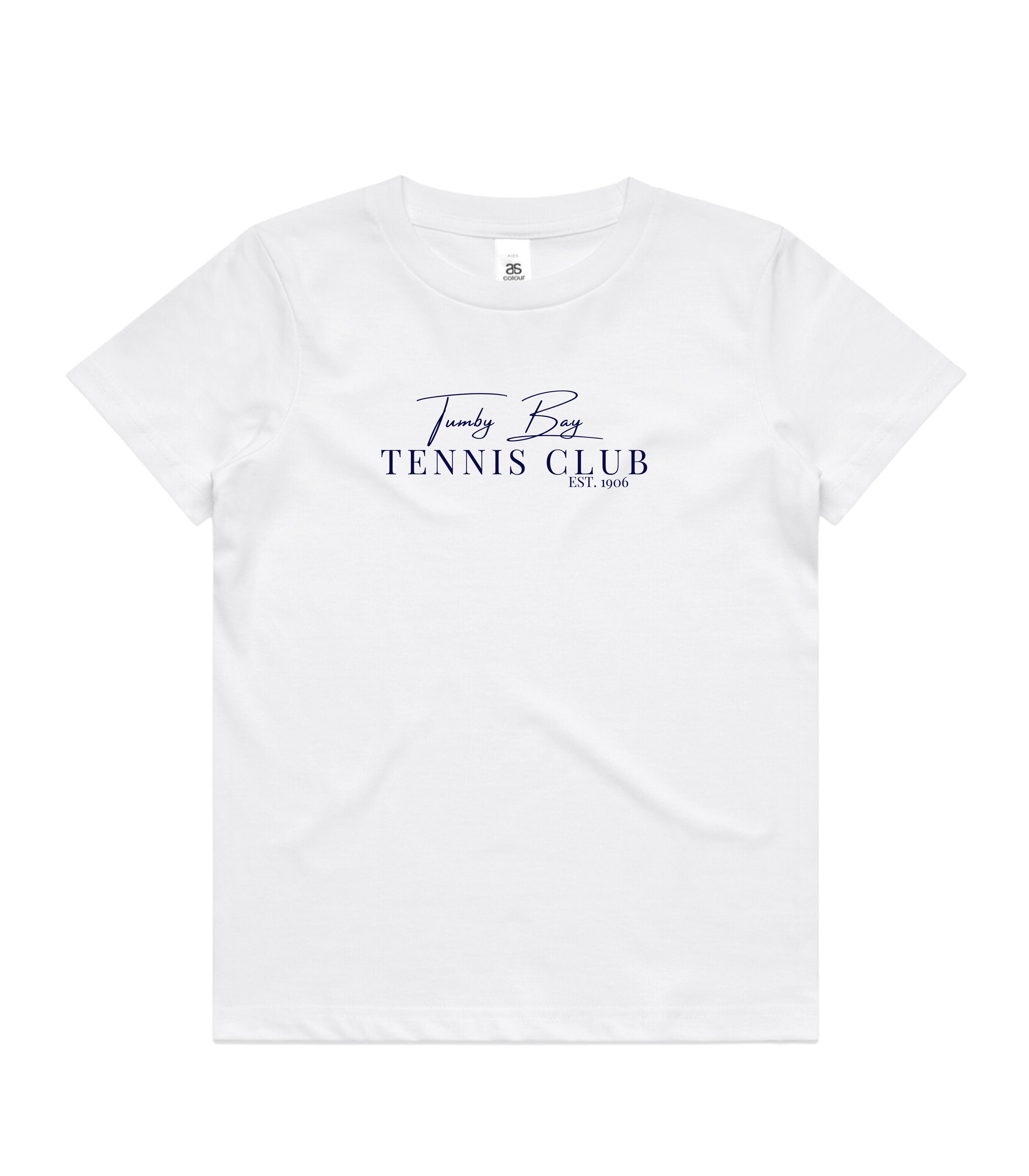 Tumby Bay Tennis Club Top Kids Tee 3006