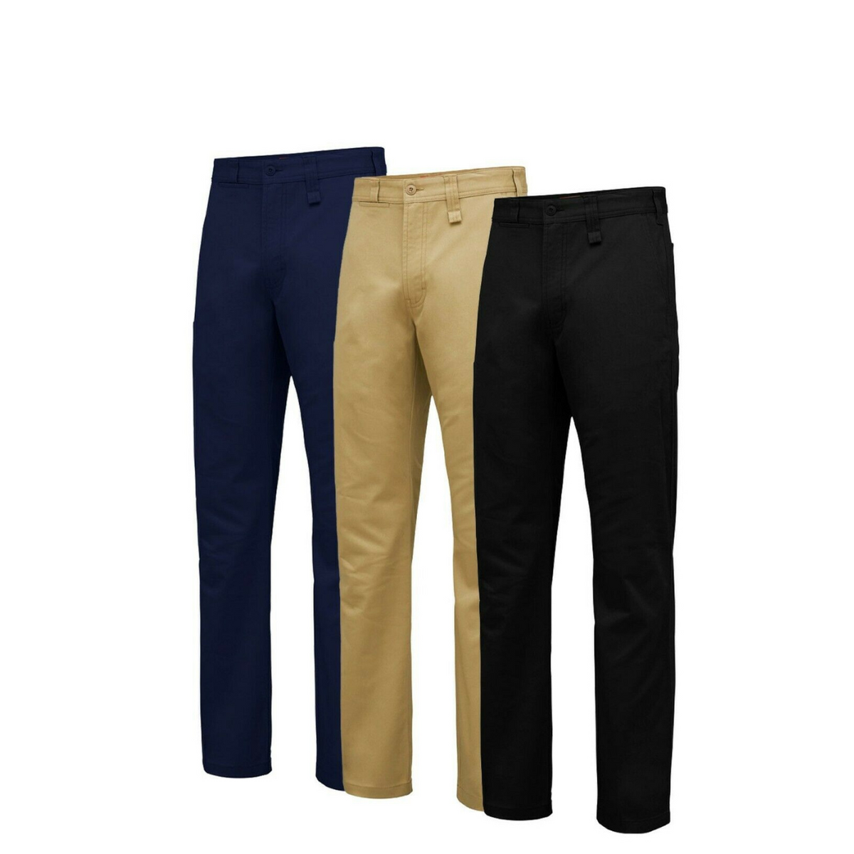 Mens Hard Yakka Core Basic Stretch Cotton Drill Work Pants Construction Y02596-Collins Clothing Co