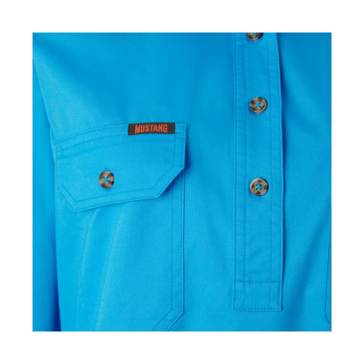 Hard Yakka New Womens Mustang Signature LS Closed Front Work Shirt Y08399