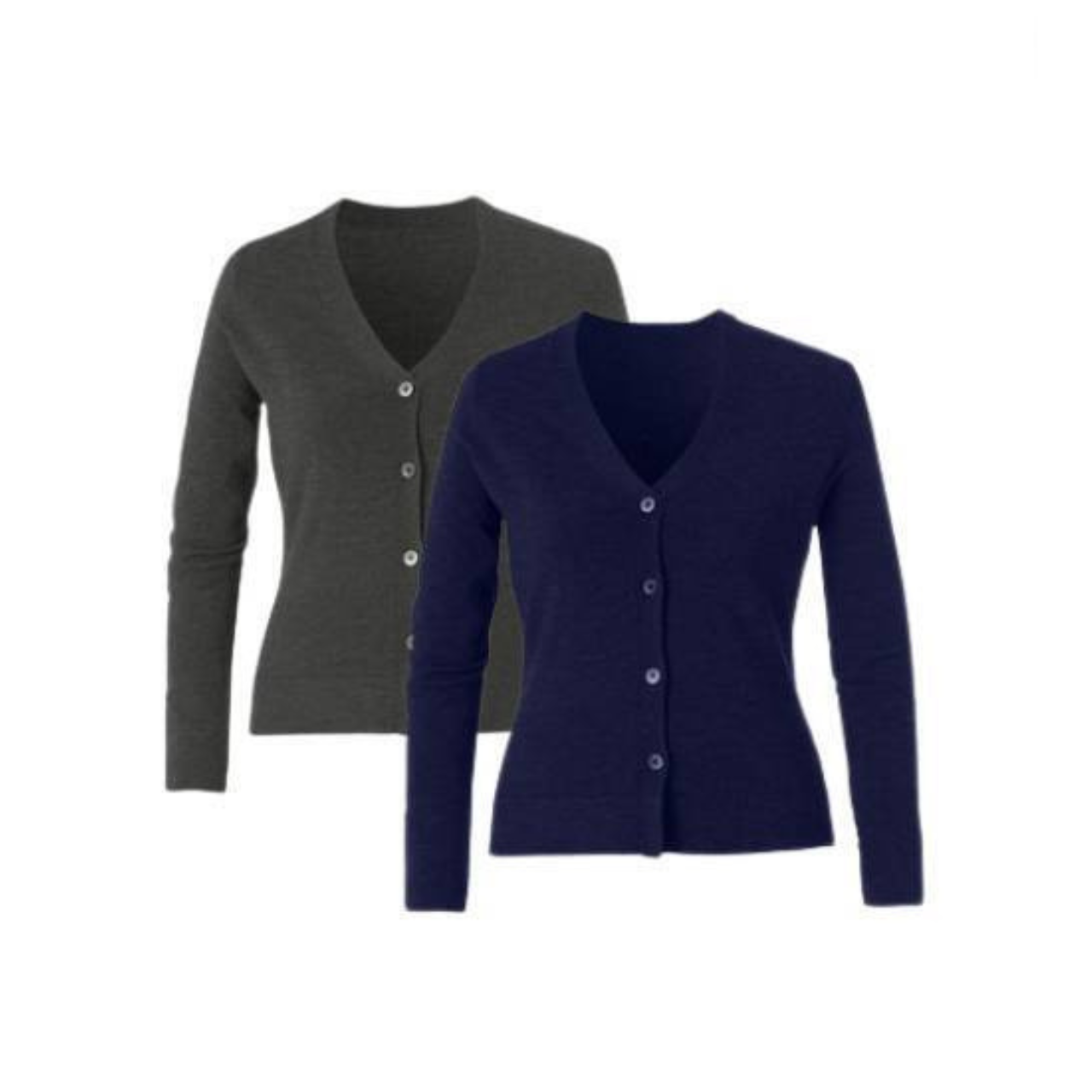 NNT Womens Pure Wool V-Neck Button Up Cardigan Classic Fit CAT518-Collins Clothing Co