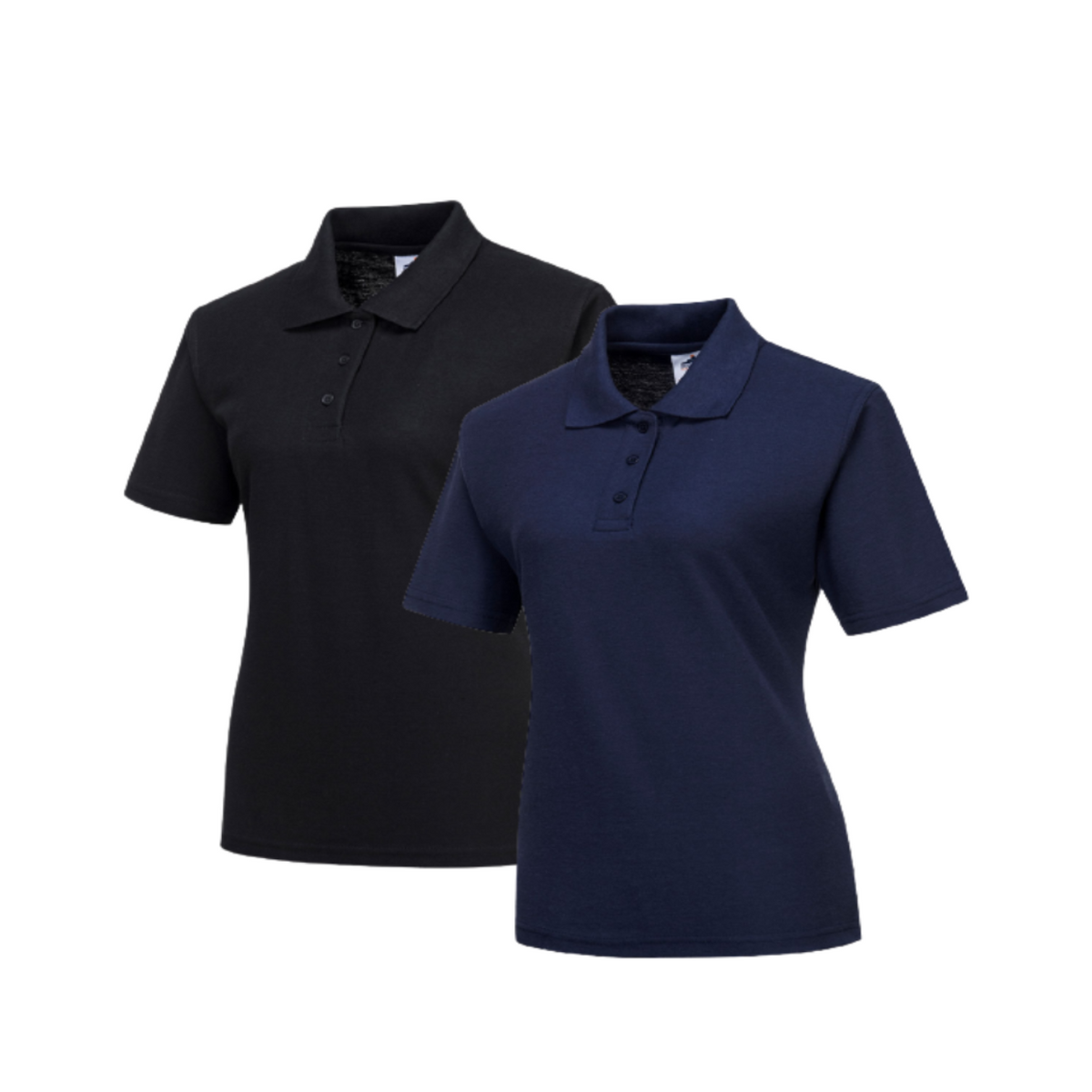 Portwest Naples Ladies Polo Shirt Ribbed Collar Soft Short Sleeve Shirt B209-Collins Clothing Co