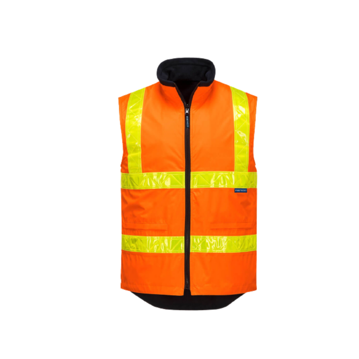 Portwest Polar Fleece Vest with Micro Prism Tape Reflective Safety MY214-Collins Clothing Co