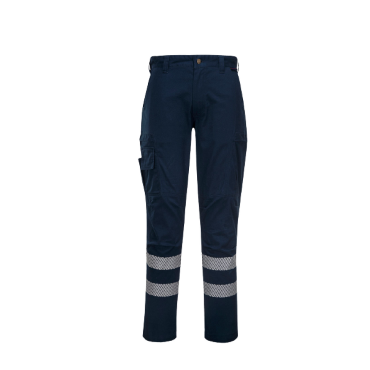 Portwest PW3 Cargo Stretch Pants Slim Fit HiVisTex Pro Tape Cotton Pant PW341-Collins Clothing Co