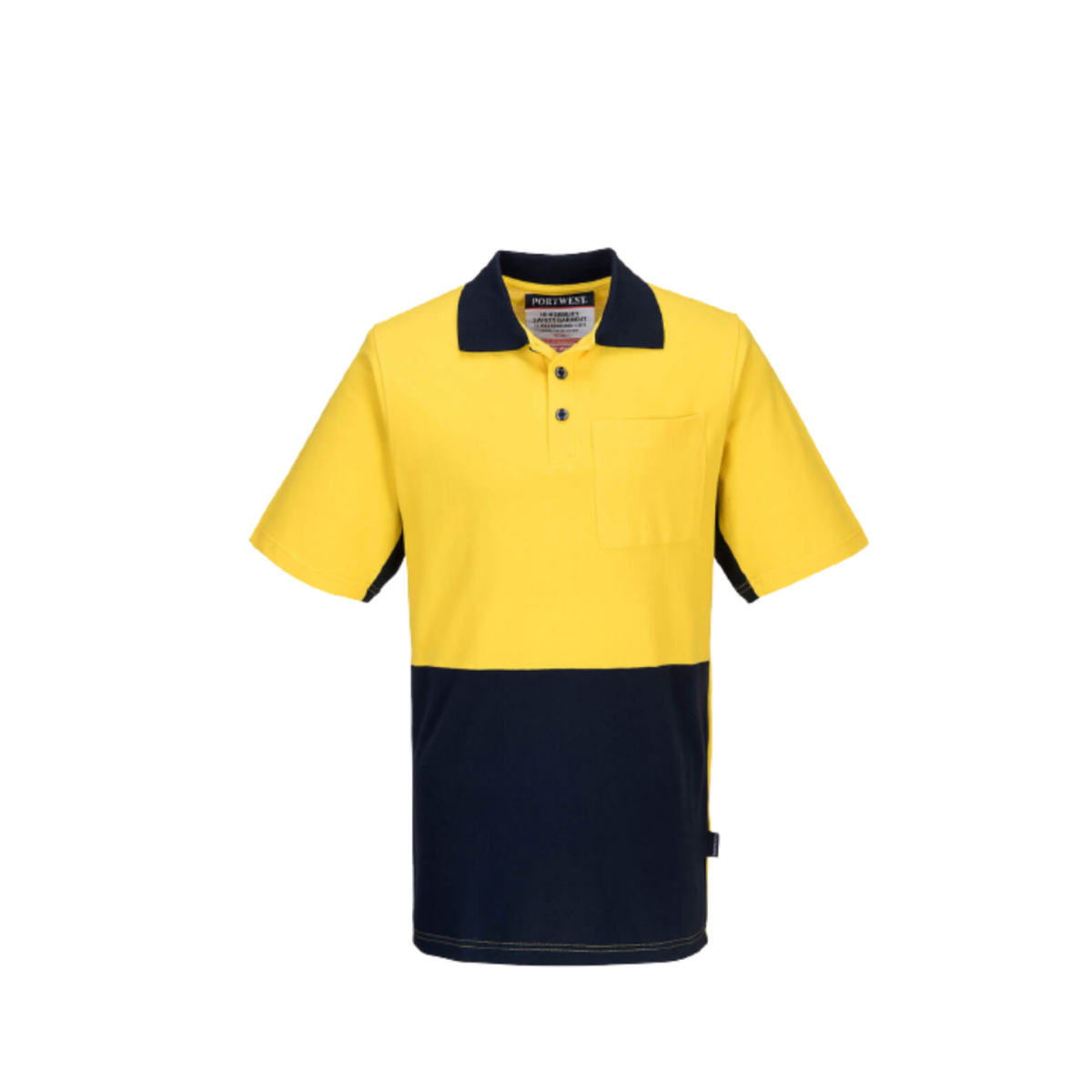 Portwest Short Sleeve Cotton Pique Polo Breathable Cottong Shirt MD618-Collins Clothing Co