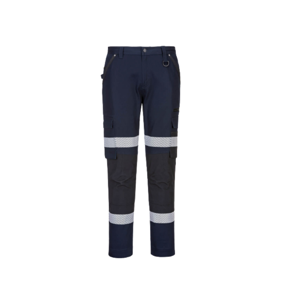 Portwest Slim Fit Stretch Bio Motion Pants HiVistex Pro Reflective Tape MP705-Collins Clothing Co