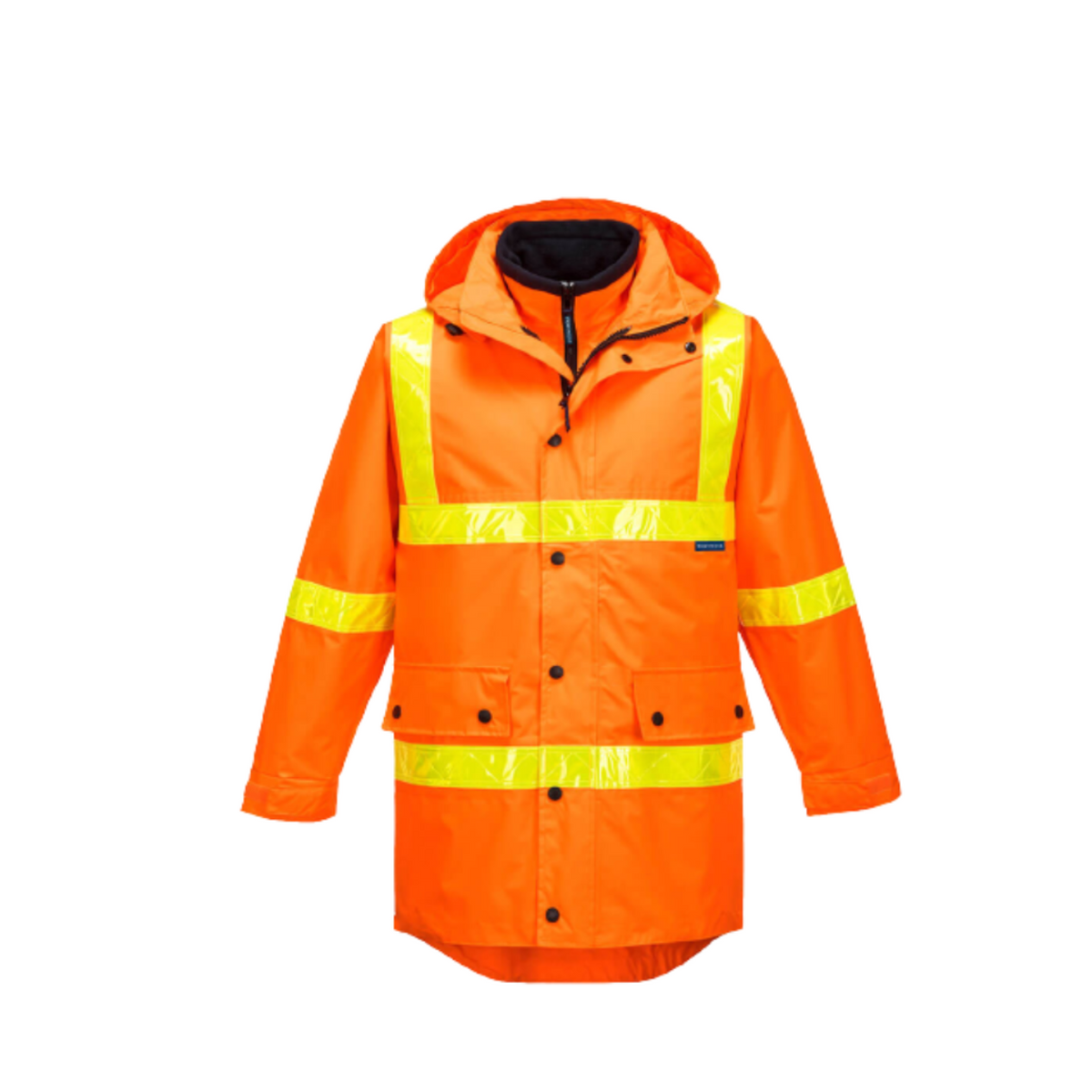 Portwest Squizzy Day/Night 4-in-1 Jacket with Micro Prism Tape Safety Work MJ885-Collins Clothing Co