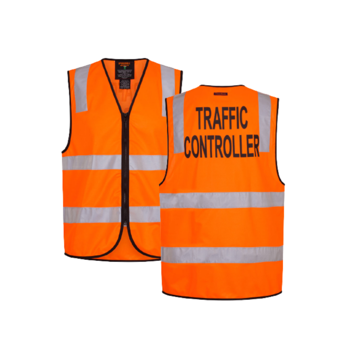 Portwest Traffic Controller Zip Vest D/N Reflective Tape Work Safety MZ105-Collins Clothing Co