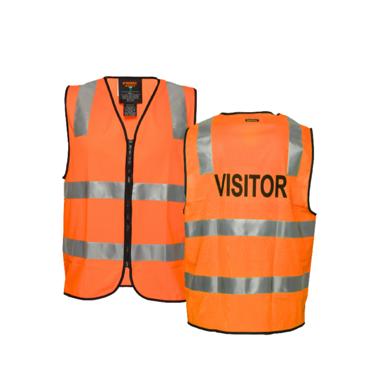 Portwest Visitor Zip Vest D/N 2 Tone Reflective Tape Work Safety MZ106-Collins Clothing Co