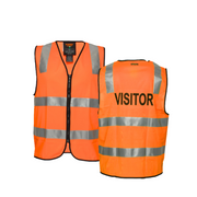 Portwest Visitor Zip Vest D/N 2 Tone Reflective Tape Work Safety MZ106-Collins Clothing Co