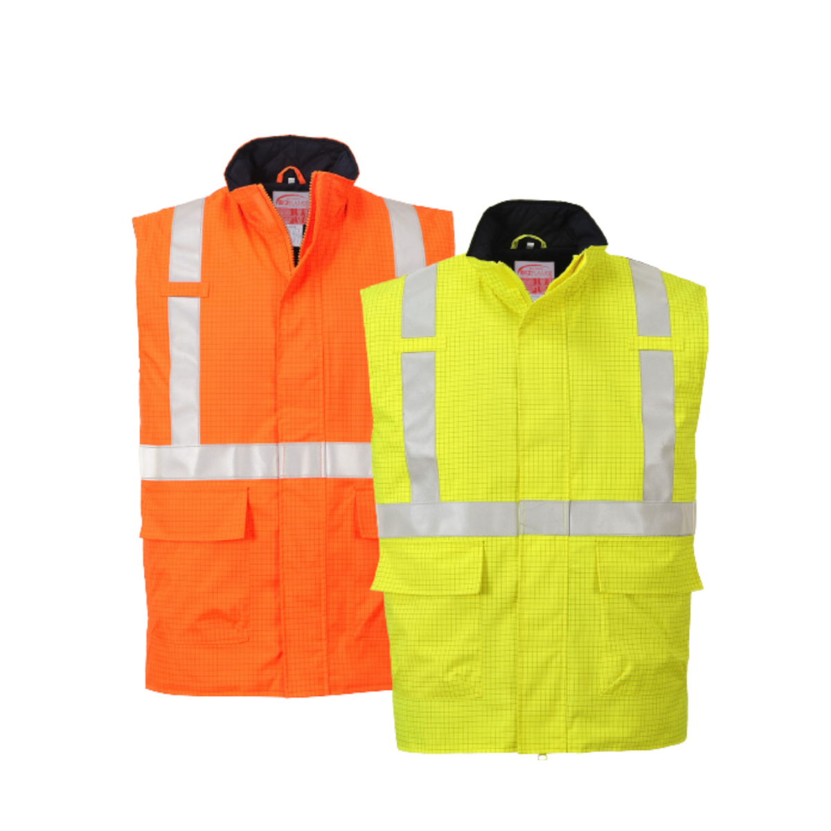 Portwest Bizflame Rain Hi-Vis Antistatic FR Bodywarmer Lightweight Safety S776-Collins Clothing Co