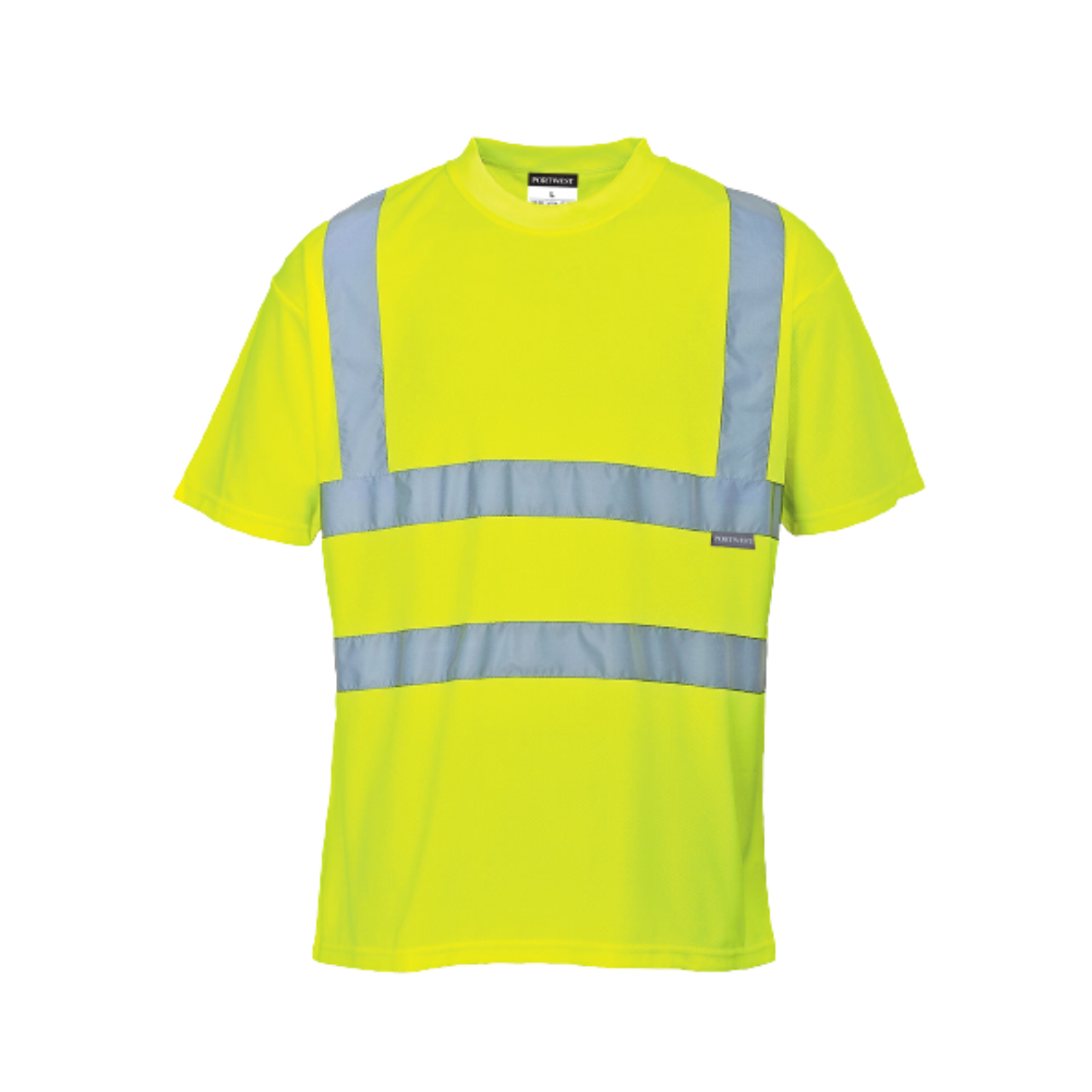 Portwest Hi-Vis T-Shirt 2 Tone Lightweight Reflective Tape Work Safety S478-Collins Clothing Co