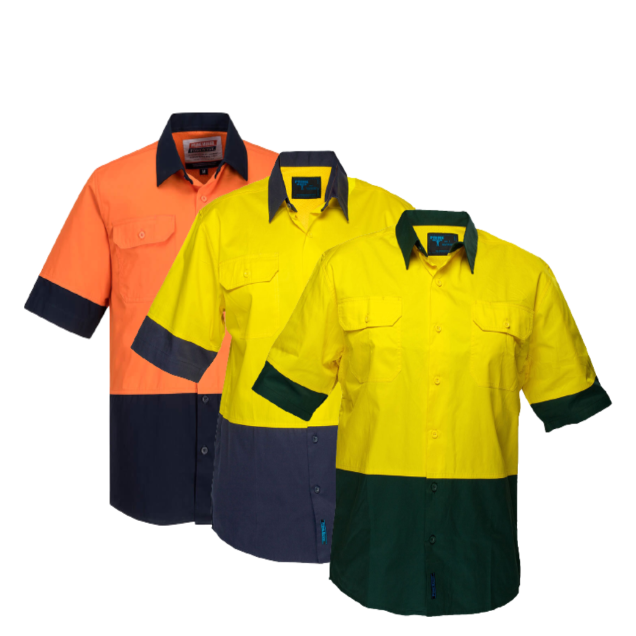 Portwest Hi-Vis Two Tone Lightweight Short Sleeve Shirt Reflecftive Safety MS802-Collins Clothing Co