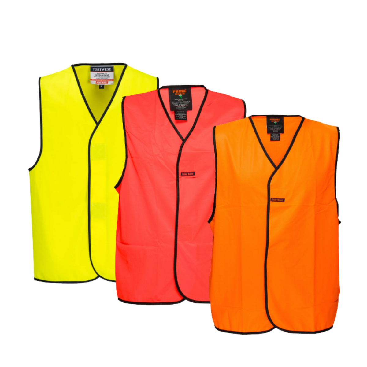 Portwest Hi-Vis Vest Class D Prime Mover Reflective Taped Work Safefy MV116-Collins Clothing Co