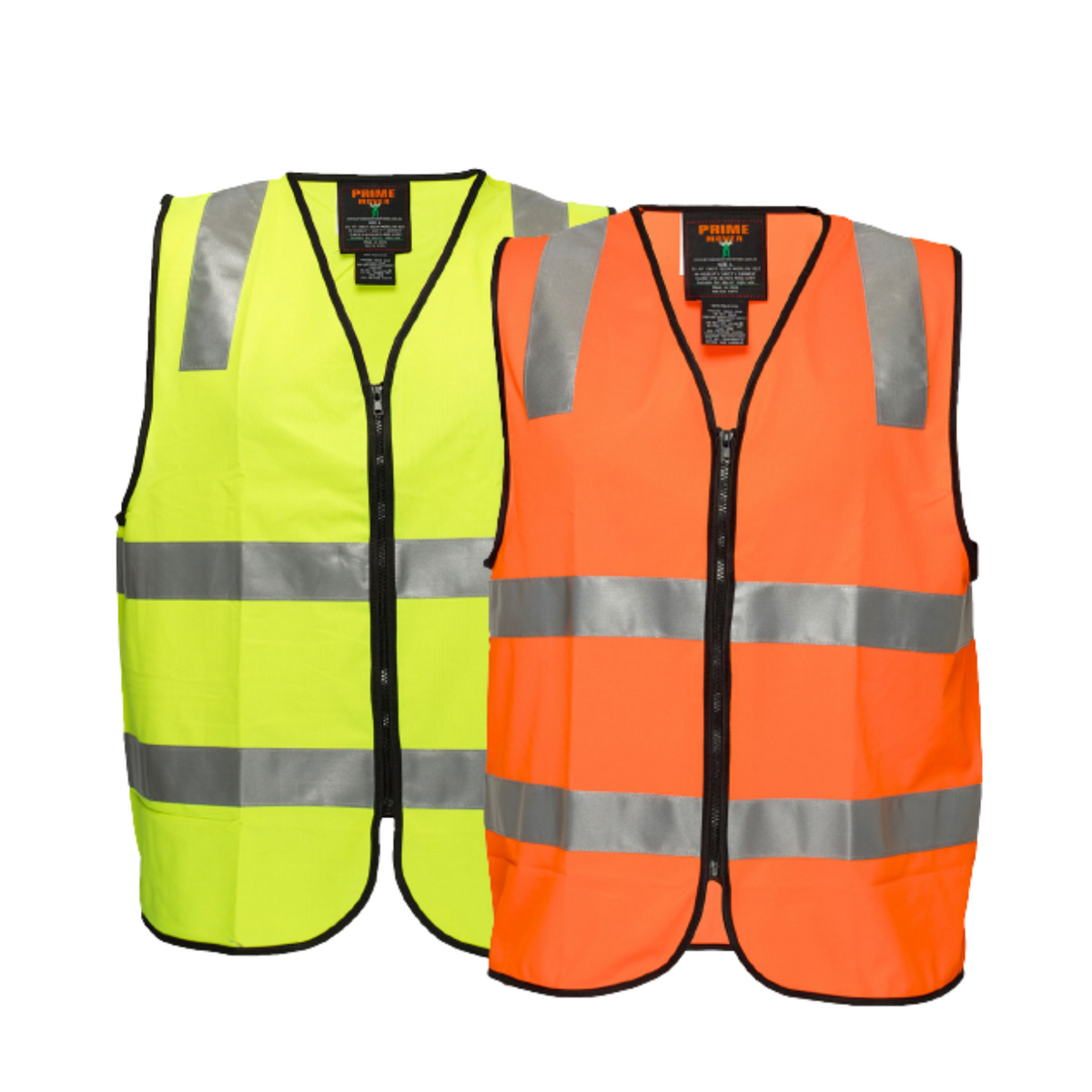 Portwest Fire Warden Zip Vest D/N 2 Tone Reflective Tape Work Safety MZ104-Collins Clothing Co