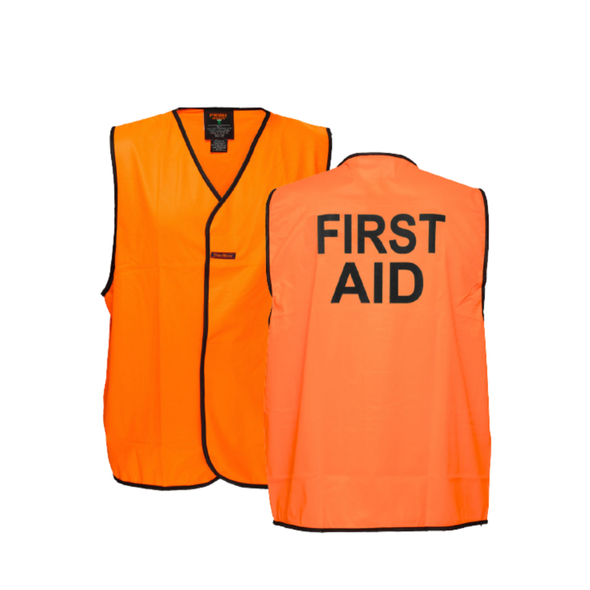 Portwest First Aid Hi-Vis Vest Class D Comfort Touch Tape Work Safety MV117-Collins Clothing Co