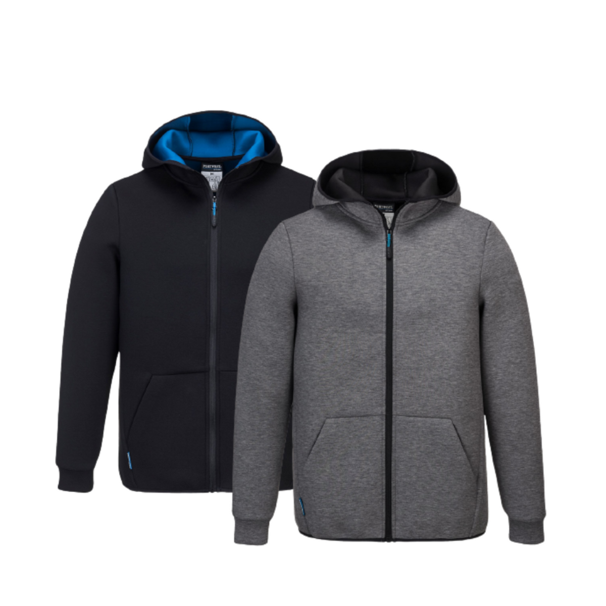 Portwest KX3 Technical Fleece Front Zip Opening Comfortable Hooded Jacket T831-Collins Clothing Co