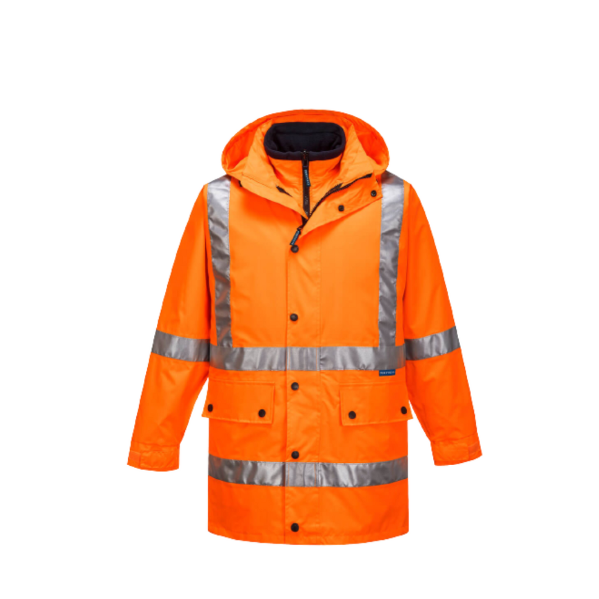 Portwest Max 4-in-1 Rain Jacket with Cross Back Reflective Work Safety MJ331-Collins Clothing Co