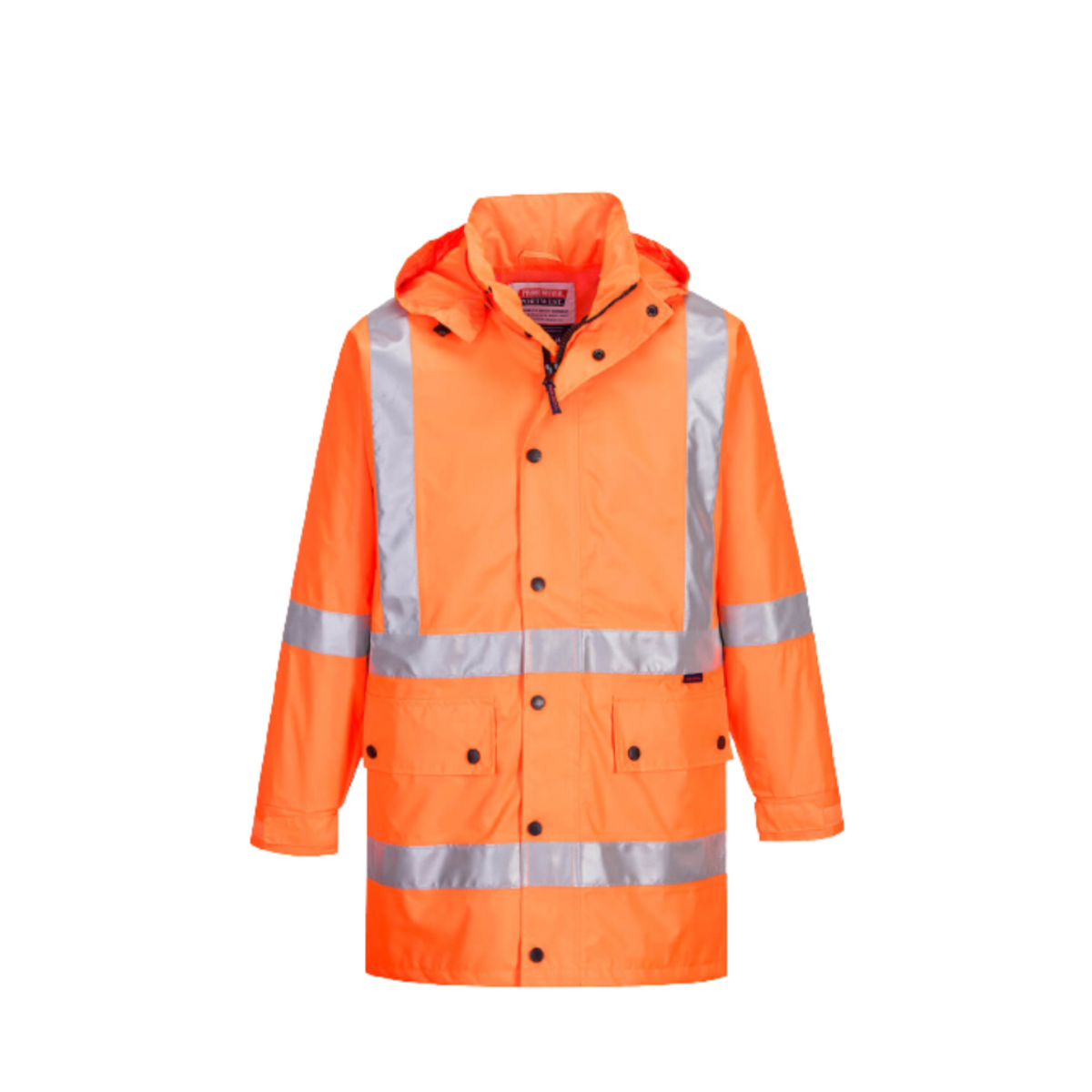 Portwest Max Rain Jacket with Cross Back Tape Reflective Work Safety MX306-Collins Clothing Co