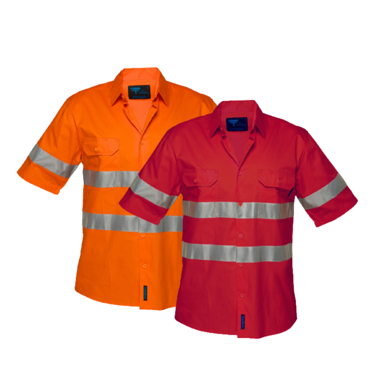 Portwest Hi-Vis Lightweight Short Sleeve Shirt with Tape Reflective Work Safety-Collins Clothing Co