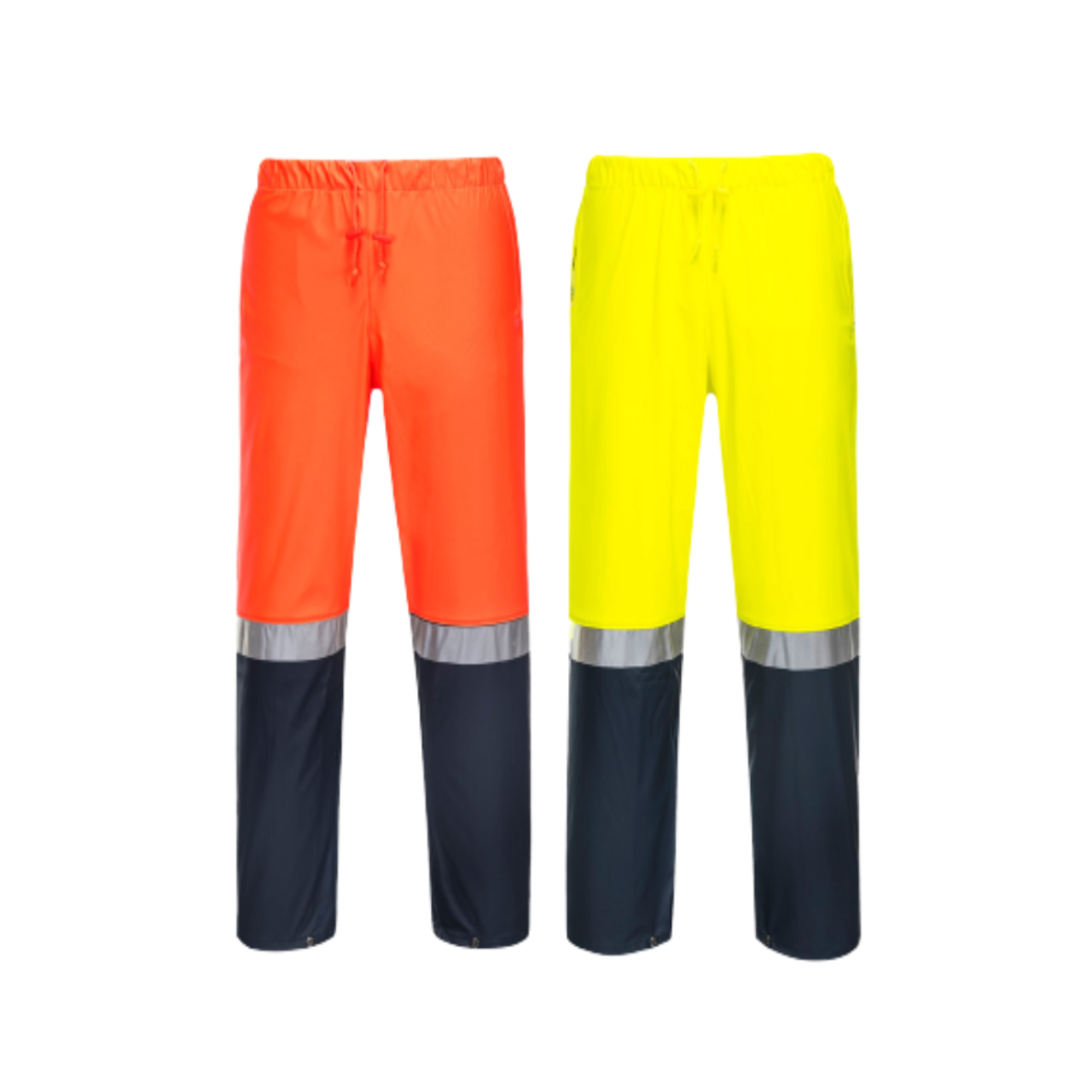Portwest Mens Huski Farmers Hi-Vis Pants Reflective Work Safety Tapped K8101-Collins Clothing Co