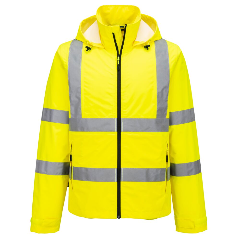 Portwest Hi-Vis Orange Waterproof Rain Jacket & Pants Set PWSET006