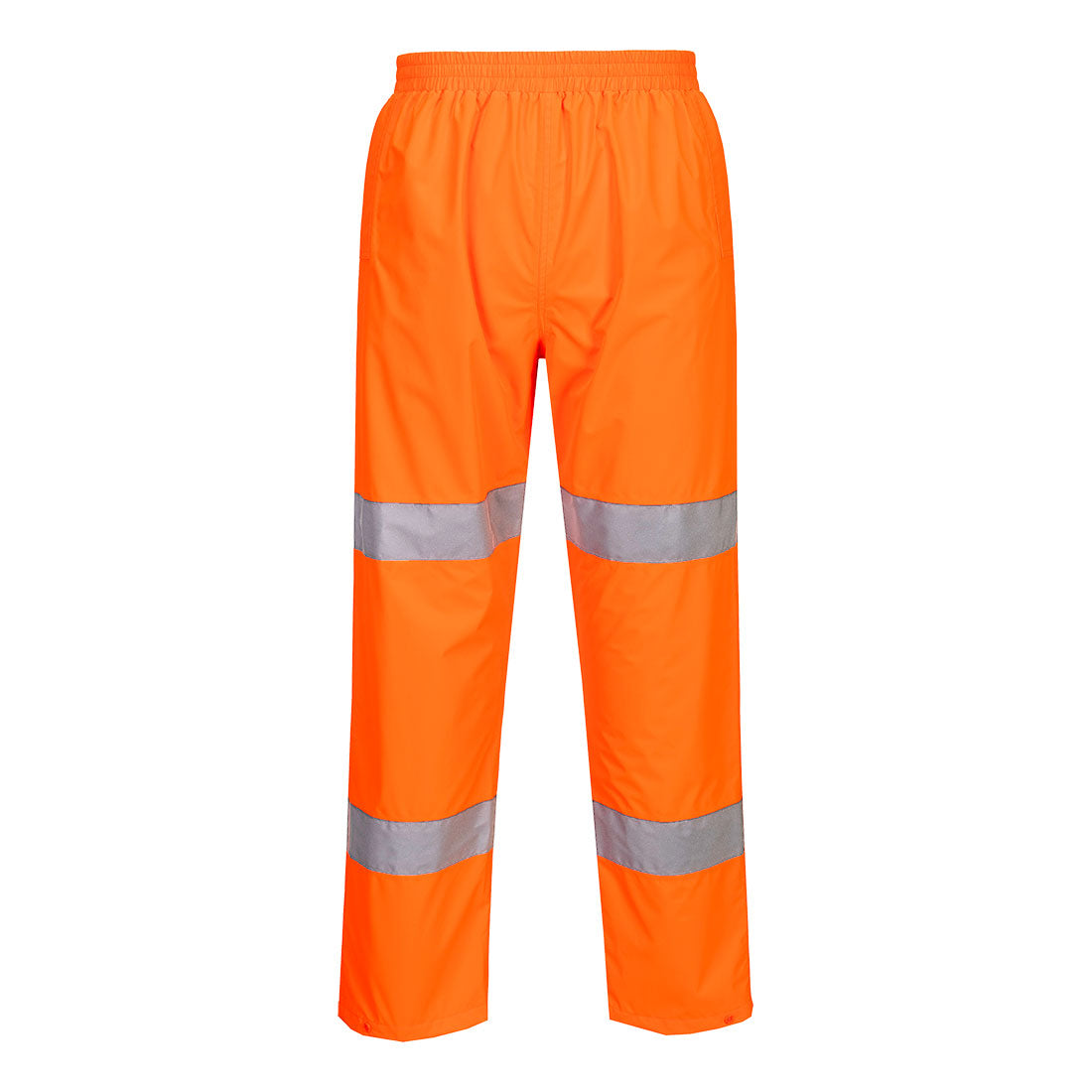 Portwest Hi Vis Lightweight Packable Jacket & Trousers Set Orange Waterproof Workwear S164 S165