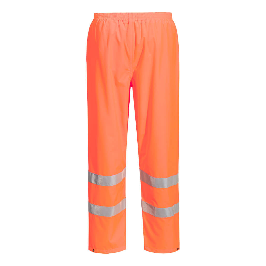 Portwest Hi Vis Lightweight Packable Jacket & Trousers Set Orange Waterproof Workwear S164 S165