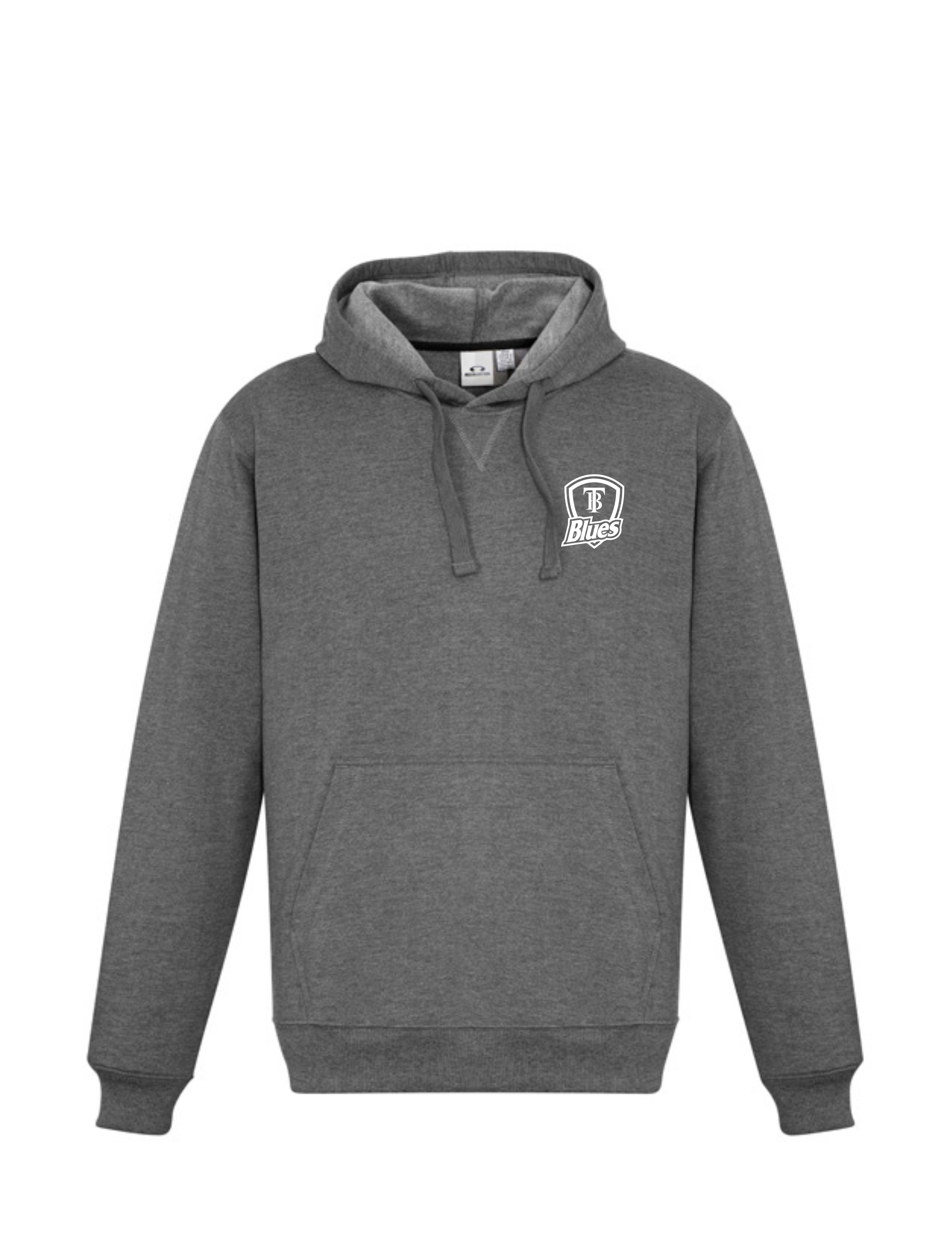 Tumby Bay Blues Mens Navy Grey Crew Hoodie Logo Embroidered SW760M