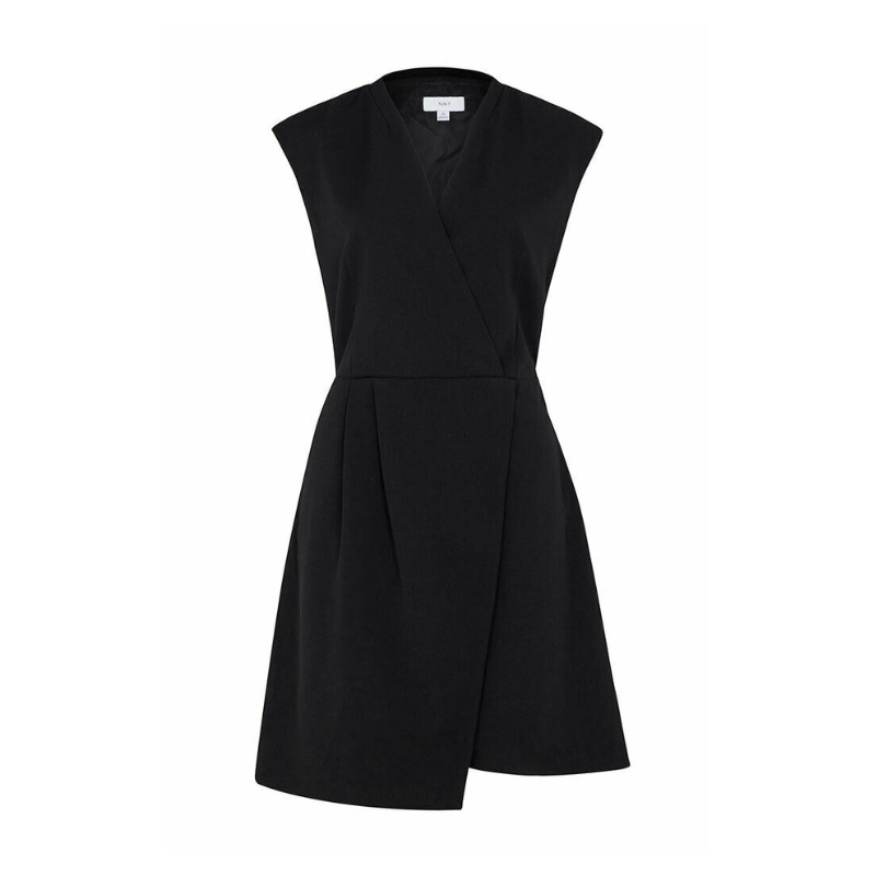 NNT Womens Sleeveless Dress Wrap Comfortable Knee Length Classic Fit CAT67Z-Collins Clothing Co