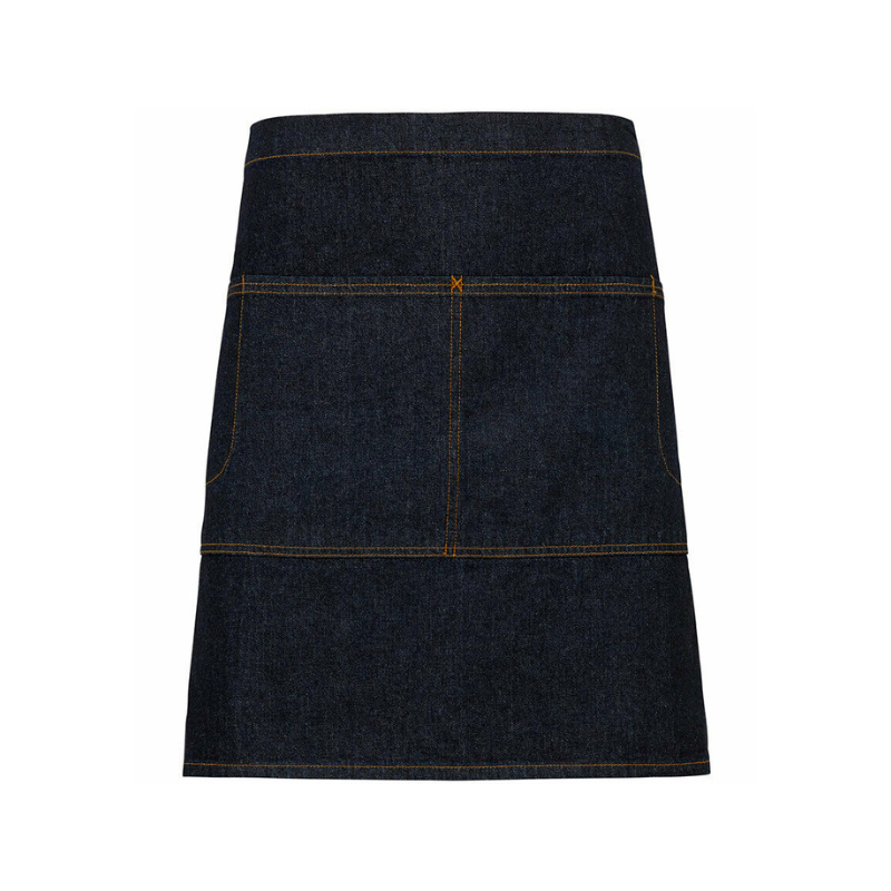 NNT Chef Work Half Apron No Pockets Durable Polycotton Tough Heavyweight CATK2C-Collins Clothing Co