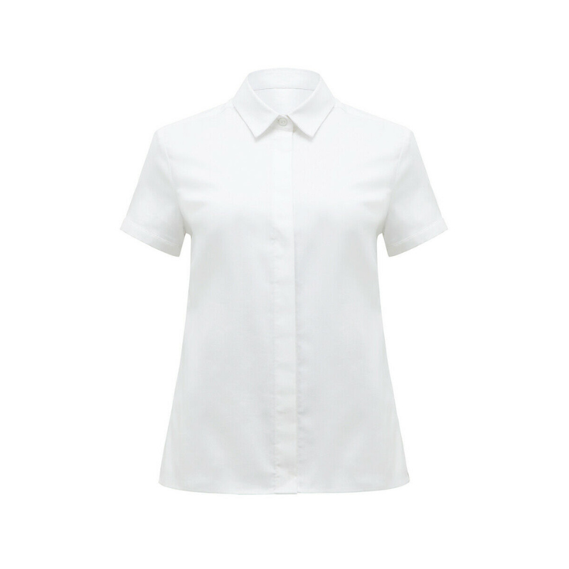 NNT Womens Short Sleeve Formal Shirt Comfort Cotton Blend Business Shirts CATU5G-Collins Clothing Co